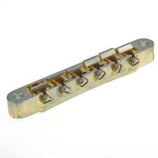 FABER  ABRH-GA    ABRH Bridge, For Gibson® ABR-1, Aged Gold, Brass saddles gold plated