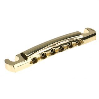 FABER TP-'59 Vintage Spec ALU Stop Tailpiece, Gold, glossy