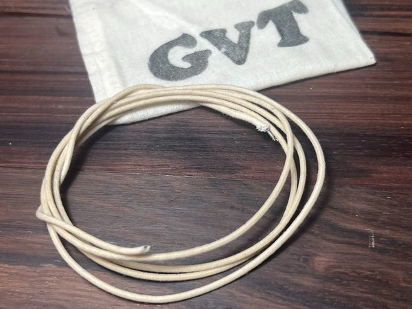 22 AWG Cloth 7-Strd Vint. Hook-Up wire One meter White White