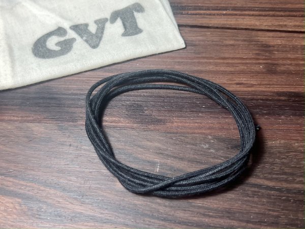 22 AWG Cloth 7-Strd Vint. Hook-Up wire Color black One meter