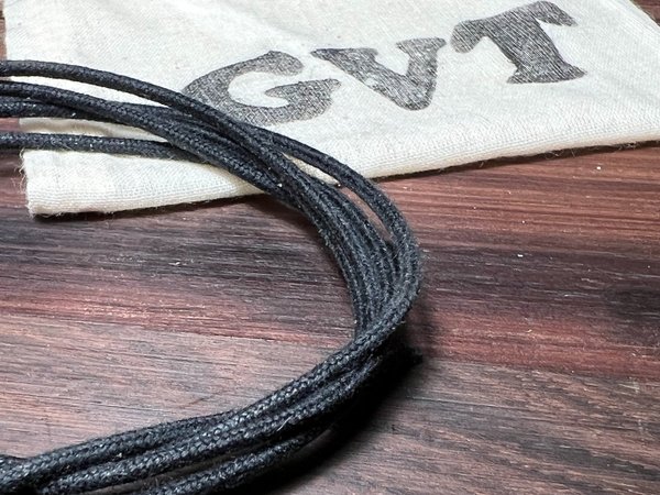 22 AWG Cloth 7-Strd Vint. Hook-Up wire Color black One meter