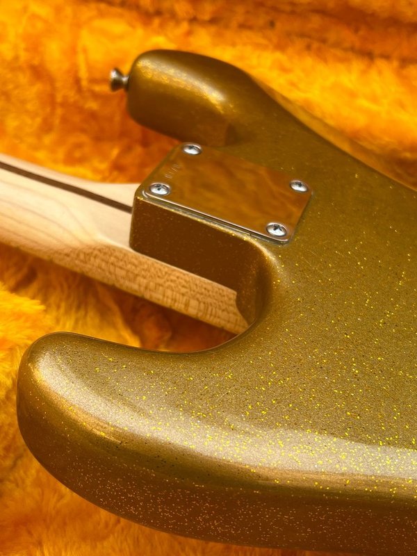 General Vintage Tone Double cut Custom special 1956 Gold glitter sparkle - Gold Glitter