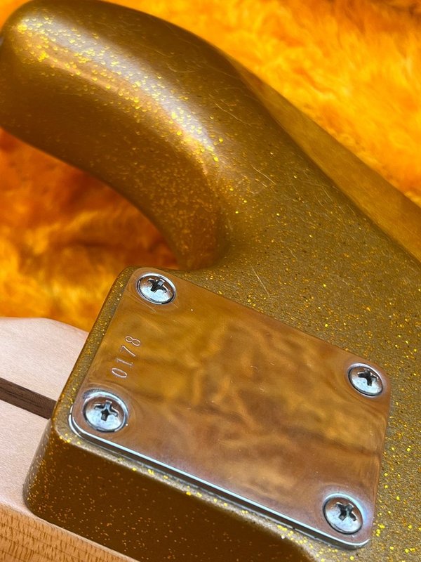 General Vintage Tone Double cut Custom special 1956 Gold glitter sparkle - Gold Glitter